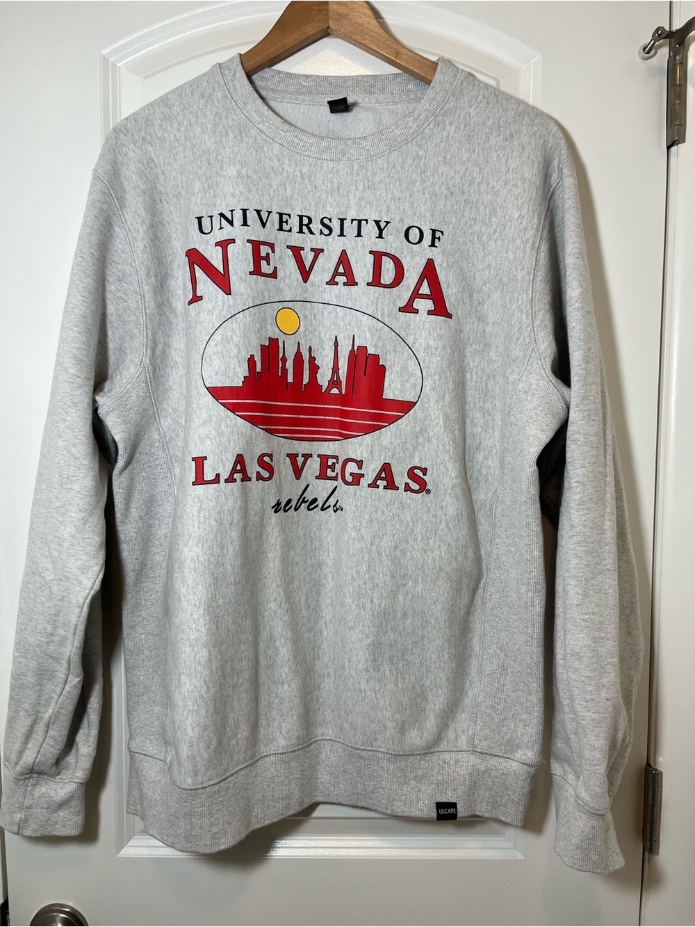 University of Nevada Las Vegas Grey Crewneck Sweatshirt